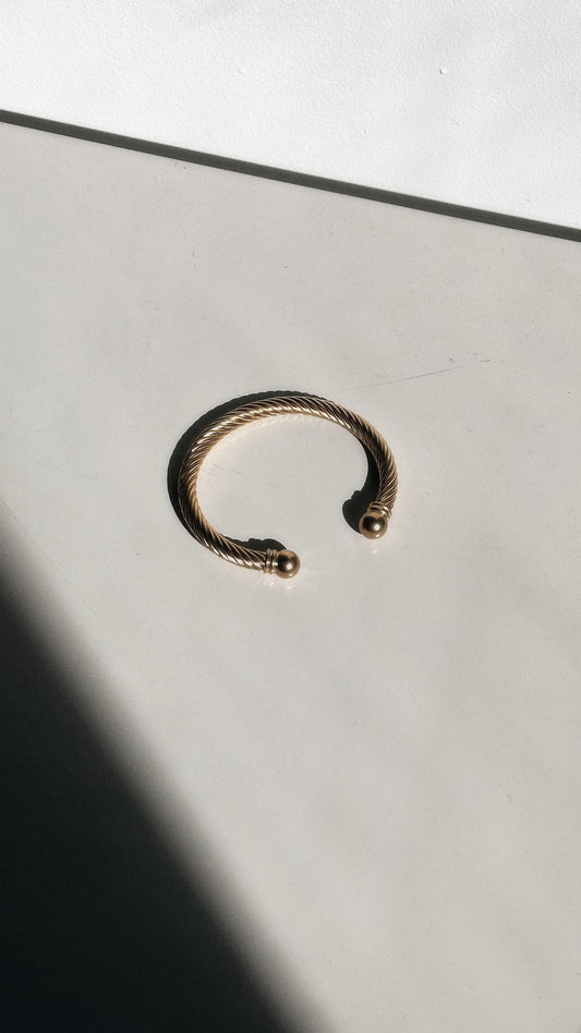 Andrew’s Brass-Twist Bracelet
