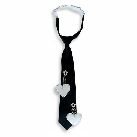 Heart Charm Tie
