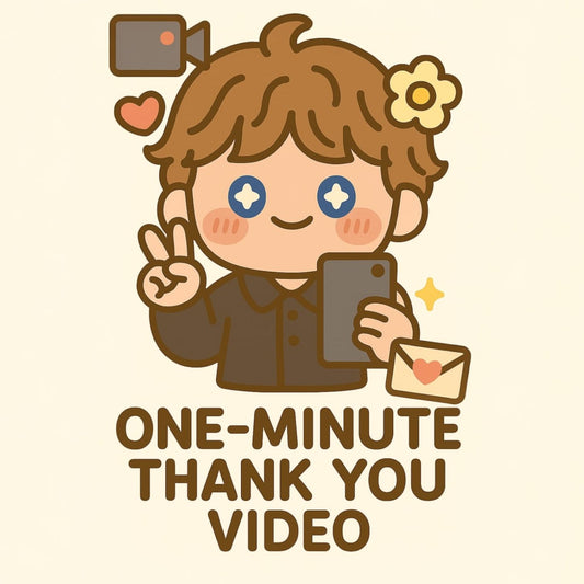 One-Minute Thank You Video 💌